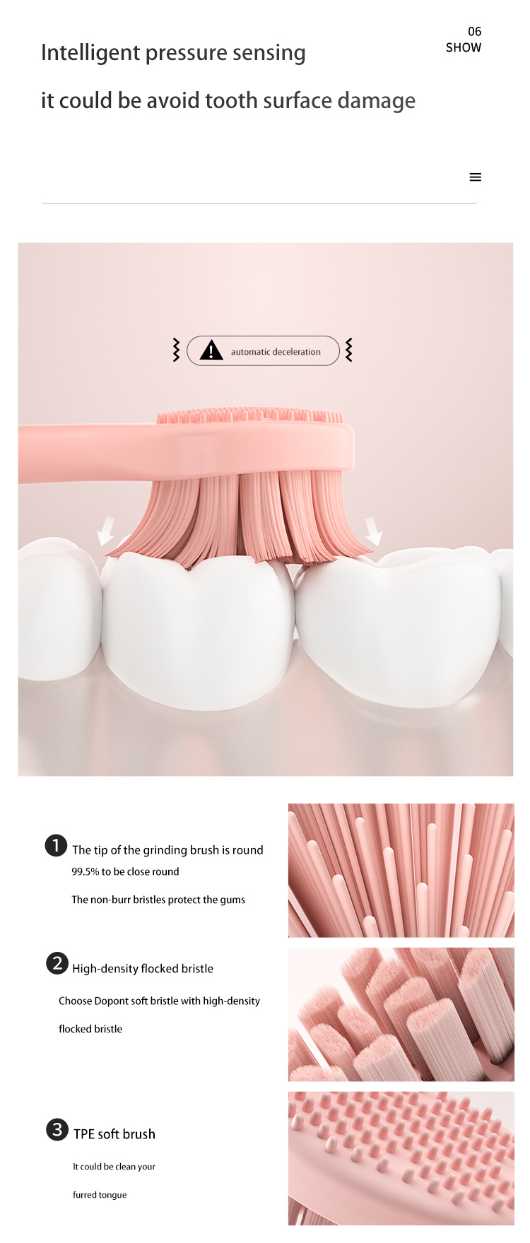 Whiten sonic electric toothbrush