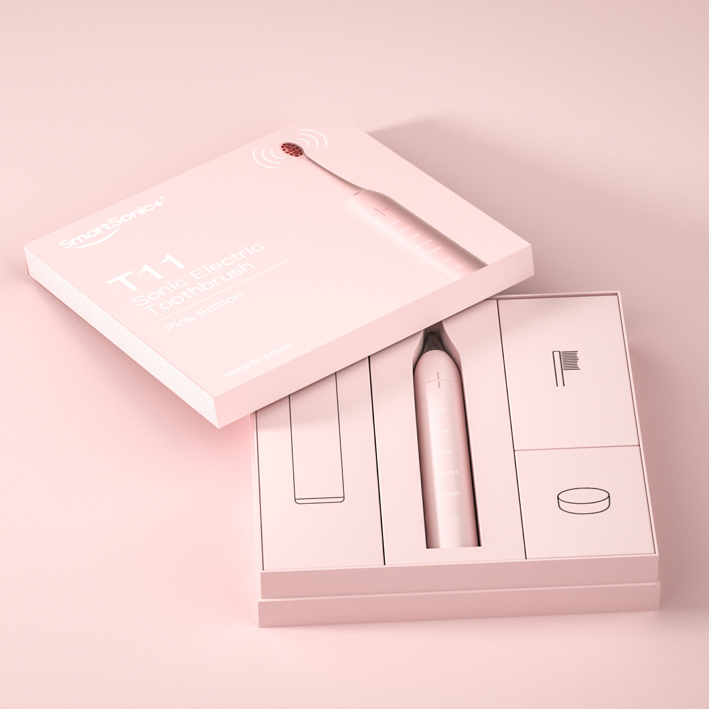 Gift Box Wireless Charging Rechargeable Electric Toothbrush - Image 4